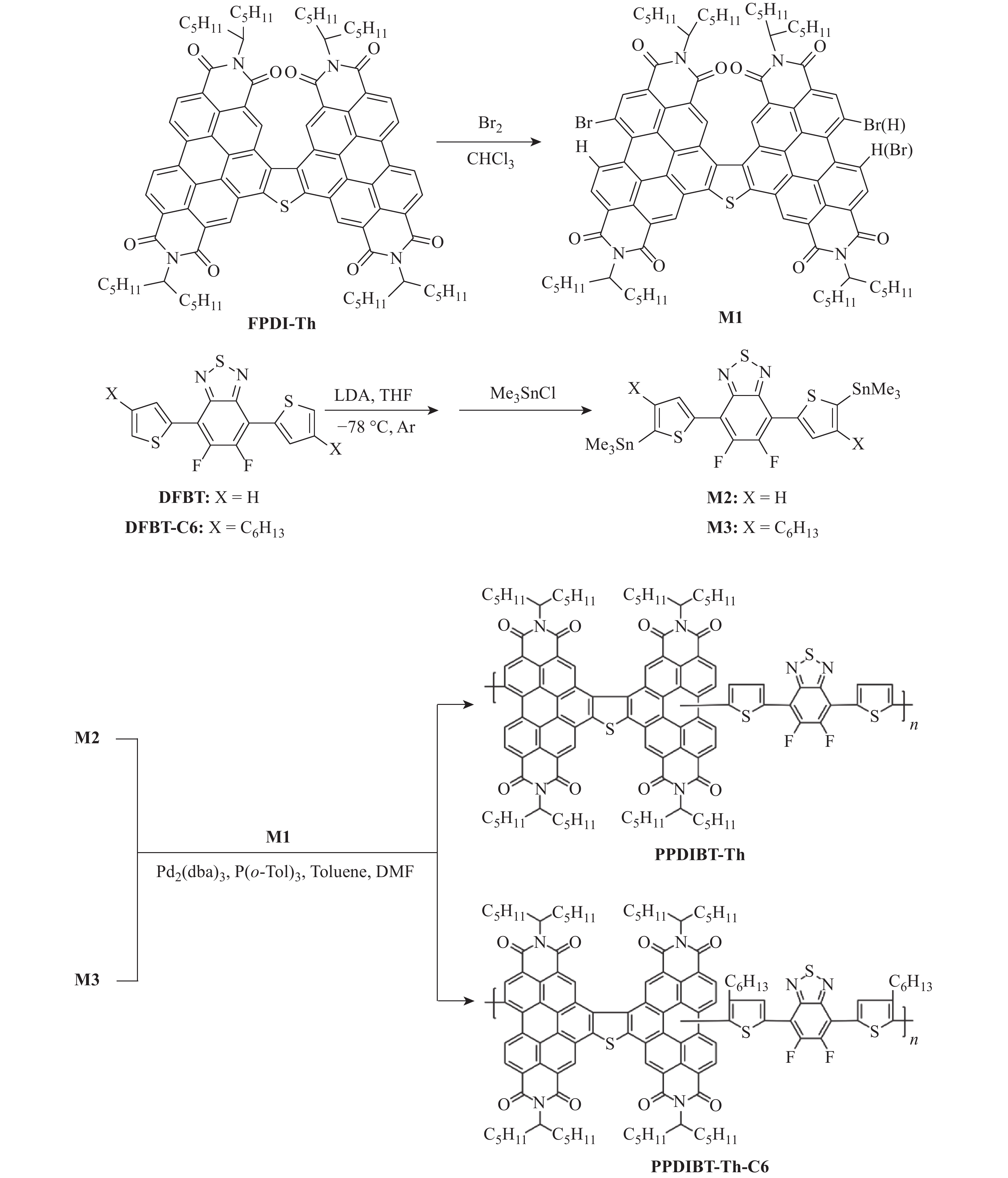 基于非平面稠环苝酰亚胺的全聚合物太阳能电池[j].